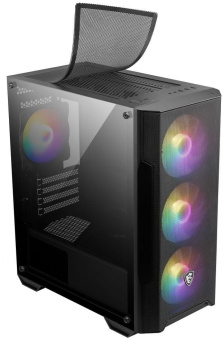 Корпус MSI MAG Forge M100A черный без БП mATX 2x120mm 2xUSB2.0 1xUSB3.0 audio bott PSU от магазина РЭССИ