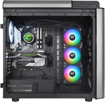 Система водяного охлаждения Thermaltake TH360 V2 Ultra ARGB Soc-AM5/AM4/1151/1200/1700 черный 4-pin 25.8dB Al+Cu LCD Ret (CL-W384-PL12SW-A) от магазина РЭССИ