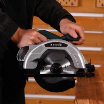 Циркулярная пила (дисковая) Zitrek ZKCS1400 1400Вт (ручная) D диска.:165мм (085-1304) от магазина РЭССИ