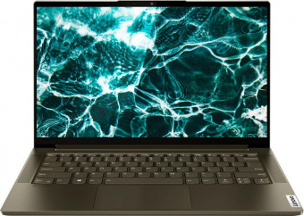 Ноутбук Lenovo Yoga 7 14ITL5 Core i5 1135G7 8Gb SSD512Gb Intel Iris Xe graphics 14" IPS Touch FHD (1920x1080) Windows 11 Home d.green WiFi BT Cam (82BH00EMRU) от магазина РЭССИ