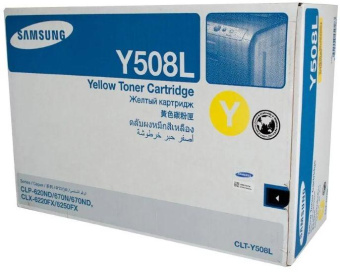 Картридж лазерный Samsung CLT-Y508L SU535A желтый (4000стр.) для Samsung CLP-620/670/CLX-6220 от магазина РЭССИ