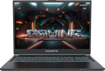 Ноутбук Gigabyte G6 Core i7 13620H 16Gb SSD512Gb NVIDIA GeForce RTX4050 6Gb 16" IPS FHD+ (1920x1200) Free DOS black WiFi BT Cam (MF-H2KZ853KD) от магазина РЭССИ