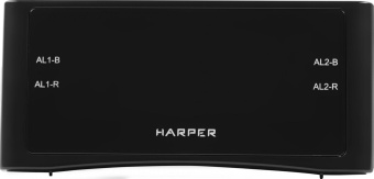 Радиобудильник Harper HCLK-1006 черный LED подсв:зеленая часы:цифровые AM/FM от магазина РЭССИ