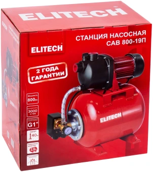 Станция насосная Elitech САВ 800-19П 205651 от магазина РЭССИ