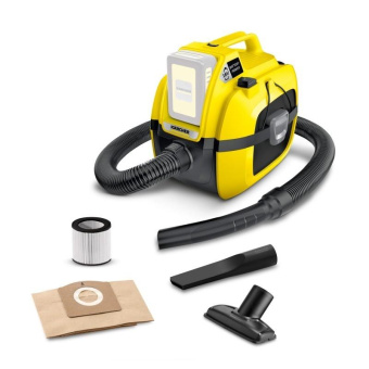 Пылесос Karcher WD 1 Compact Battery желтый/черный от магазина РЭССИ