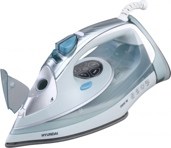 Утюг Hyundai H-SI01340 2800Вт голубой/белый от магазина РЭССИ