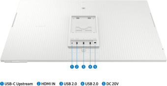 Монитор Samsung 32" M8 LS32CM801UI белый VA LED 16:9 HDMI M/M матовая HAS 400cd 178гр/178гр 3840x2160 60Hz 4K USB 7.2кг от магазина РЭССИ