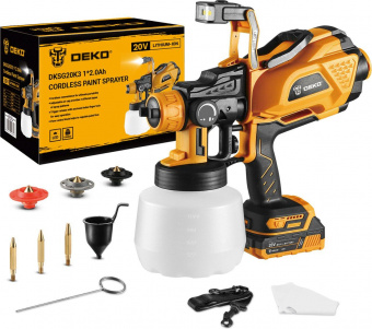 Краскопульт Deko DKSG20K3 140Вт бак:1200мл 590мл/мин от магазина РЭССИ