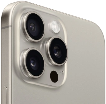 Смартфон Apple A3106 iPhone 15 Pro Max 512Gb титан моноблок 3G 4G 1Sim 6.7" 1290x2796 iOS 17 48Mpix 802.11 a/b/g/n/ac/ax NFC GPS GSM900/1800 TouchSc Protect от магазина РЭССИ