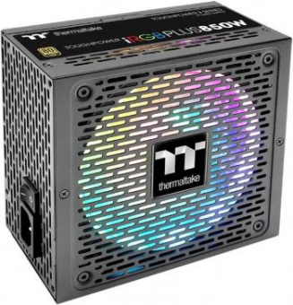Блок питания Thermaltake ATX 850W Toughpower iRGB Plus 80+ gold (24+4+4pin) APFC 140mm fan color LED 12xSATA Cab Manag RTL от магазина РЭССИ