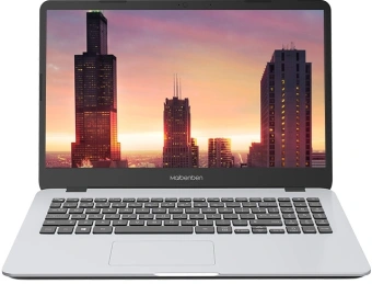 Ноутбук Maibenben M547 Pro Ryzen 7 Pro 4750U 8Gb SSD512Gb AMD Radeon 15.6" IPS FHD (1920x1080) Windows 11 Home silver WiFi BT Cam 4450mAh (M5471SB0HSRE1) от магазина РЭССИ