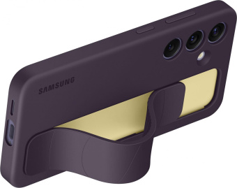 Чехол (клип-кейс) Samsung для Samsung Galaxy S24 Standing Grip Case S24 темно-фиолетовый (EF-GS921CEEGRU) от магазина РЭССИ