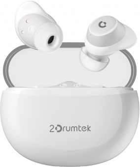 Гарнитура вкладыши A4Tech 2Drumtek B27 TWS белый беспроводные bluetooth в ушной раковине (B27 GRAYISH WHITE) от магазина РЭССИ