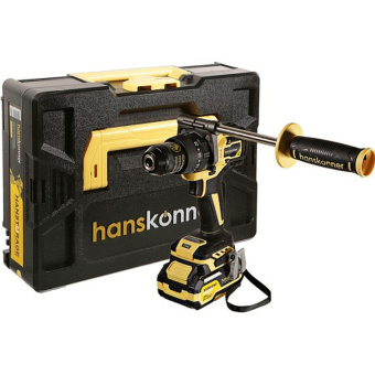 Аккумуляторный шуруповерт Hanskonner 1BatterySystem HCD20165PRO от магазина РЭССИ