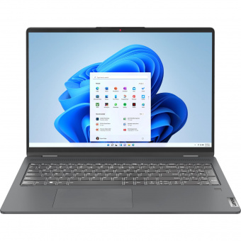 Ноутбук Lenovo IdeaPad Flex 5 16ALC7 Ryzen 5 5500U 16Gb SSD512Gb AMD Radeon 16" IPS Touch 2.5K (2560x1600) Windows 11 Home grey WiFi BT Cam 4200mAh (82RA003VRU) от магазина РЭССИ