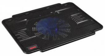 Подставка для ноутбука Buro BU-LCP140-B114 14"335x265x23мм 1xUSB 1x 140ммFAN металлическая сетка/пластик черный от магазина РЭССИ