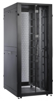 Шкаф серверный ЦМО (ШТК-СП-42.8.12-48АА-9005) напольный 42U 800x1190мм пер.дв.перфор. задн.дв.перфор.2-хст. 2 бок.пан. направл.под закл.гайки 1350кг черный 890мм 174кг 120град. 1950мм IP20 сталь от магазина РЭССИ