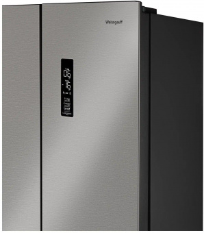 Холодильник Weissgauff WCD 450 X NoFrost Inverter 2-хкамерн. нержавеющая сталь (двухкамерный) от магазина РЭССИ