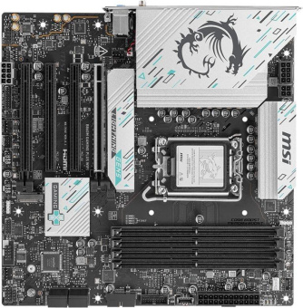 Материнская плата MSI B860M GAMING PLUS WIFI Soc-1851 Intel B860 4xDDR5 mATX AC`97 8ch(7.1) 5Gigabit RAID+HDMI+DP от магазина РЭССИ