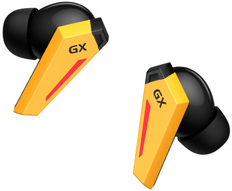 Наушники с микрофоном Edifier GX07 желтый/черный вкладыши BT в ушной раковине от магазина РЭССИ