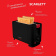 Картинка Тостер Scarlett With Love SC-TM11034 650Вт черный от магазина РЭССИ Тостер Scarlett With Love SC-TM11034 650Вт черный от магазина РЭССИ