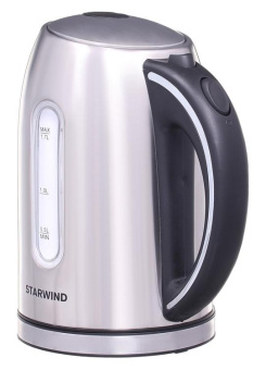 Чайник электрический Starwind SKS4210 1.7л. 2200Вт серебристый матовый (корпус: нержавеющая сталь) от магазина РЭССИ