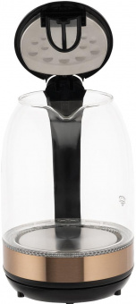 Чайник электрический Scarlett SC-EK27G81 1.7л. 2200Вт бронзовый/черный (корпус: стекло) от магазина РЭССИ