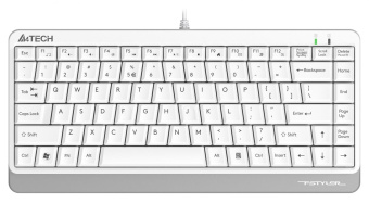 Клавиатура A4Tech Fstyler FKS11 белый/серый USB от магазина РЭССИ