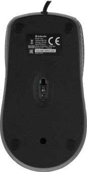Мышь Defender MB-160 черный оптическая 1000dpi USB для ноутбука 2but (52160) от магазина РЭССИ