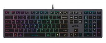 Клавиатура A4Tech Fstyler FX60 серый USB slim LED (FX60 GREY / NEON) от магазина РЭССИ