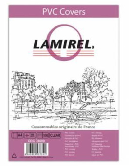 Обложки для переплёта Fellowes A4 прозрачный (100шт) Lamirel (LA-78680) от магазина РЭССИ