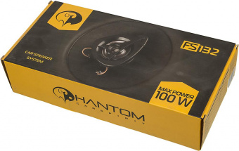 Колонки автомобильные Phantom FS-132 (без решетки) 100Вт 91дБ 4Ом 13см (5дюйм) (ком.:2кол.) коаксиальные двухполосные от магазина РЭССИ