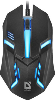 Мышь Defender Cyber MB-560L черный оптическая 1600dpi USB для ноутбука 2but (52560) от магазина РЭССИ