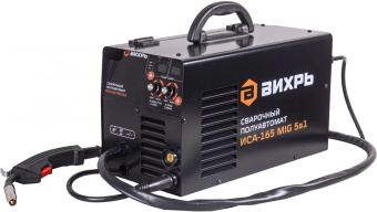 Сварочный полуавтомат Вихрь ИСА-165 MIG инвертор MIG-MAG/FCAW/MMA/Lift TIG 4.4кВт от магазина РЭССИ