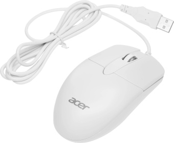 Мышь Acer OMW300 белый оптическая (1200dpi) USB (3but) от магазина РЭССИ