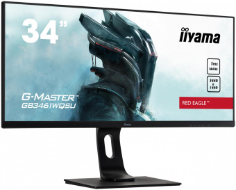 Монитор Iiyama 34" Red Eagle GB3461WQSU-B1 черный IPS LED 1ms 21:9 HDMI M/M матовая HAS Piv 1000:1 350cd 178гр/178гр 3440x1440 144Hz FreeSync Premium DP UW USB 9.7кг от магазина РЭССИ