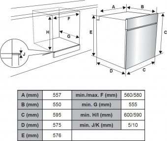 Духовой шкаф Электрический Weissgauff EOV 661 PDX нержавеющая сталь от магазина РЭССИ