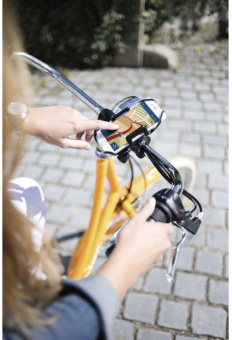 Держатель Hama Bike Holder 00178251 черный для смартфонов (00178251) от магазина РЭССИ