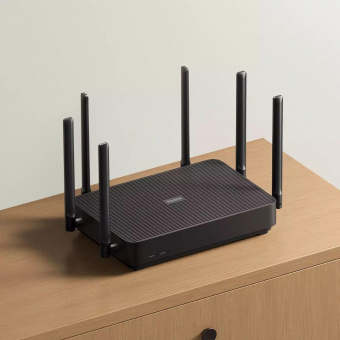 Роутер беспроводной Xiaomi Mi Aiot AX6S (REDMI AX6S WIFI 6 AX3200) AX3200 100/1000/2500BASE-T черный от магазина РЭССИ