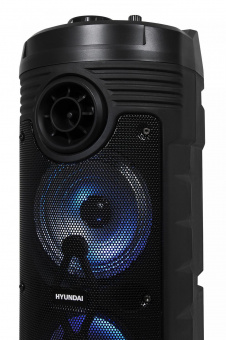 Минисистема Hyundai H-MC170 черный 80Вт FM USB BT SD/MMC от магазина РЭССИ