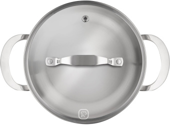 Кастрюля Rondell Asset RDS-1707 4.8л. d=24см (с крышкой) стальной от магазина РЭССИ