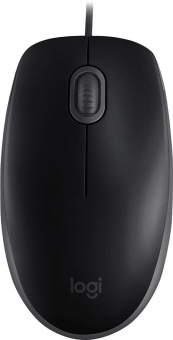 Мышь Logitech M110 черный/серый оптическая (1000dpi) USB (2but) от магазина РЭССИ