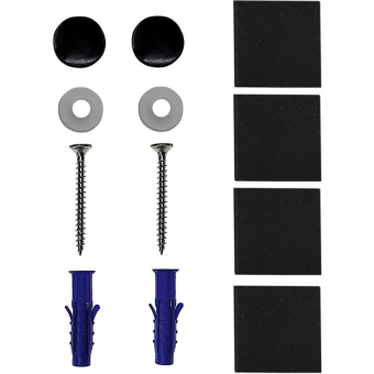 Настенный держатель для шуруповертов EMBODIMENT черный EMB-WODF-S-B от магазина РЭССИ