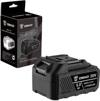 Батарея аккумуляторная Deko UNV5.0 STD 20В 5Ач Li-Ion (063-4495) от магазина РЭССИ