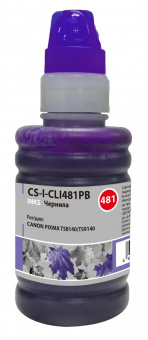 Чернила Cactus CS-I-CLI481PB синий 100мл для Canon Pixma TS8140/TS9140 от магазина РЭССИ