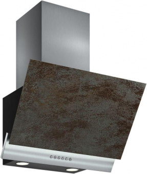 Вытяжка каминная Elikor RX6754X5 нержавеющая сталь/бронзовый травертин управление: кнопочное (1 мотор) от магазина РЭССИ