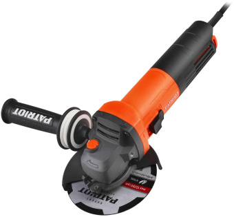 Углошлифовальная машина Patriot AG 125 850Вт 11000об/мин рез.шпин.:M14 d=125мм (110301125) от магазина РЭССИ