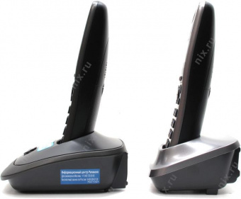 Р/Телефон Dect Panasonic KX-TG2512RU2 титан (труб. в компл.:2шт) АОН от магазина РЭССИ