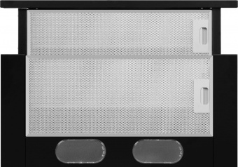 Вытяжка встраиваемая Weissgauff TEL 600 EB черный управление: кнопочное (1 мотор) от магазина РЭССИ