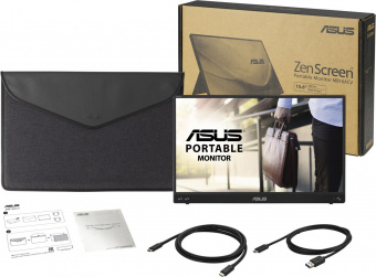 Монитор Asus 15.6" Portable MB16ACV темно-серый IPS LED 16:9 глянцевая 250cd 178гр/178гр 1920x1080 FHD USB 0.83кг от магазина РЭССИ